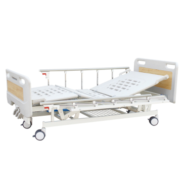 3 crank ABS headboards manual hospital care bed