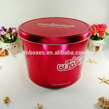 Tinbo factory popcorn pail tin
  Tinbo factory popcorn pail tin