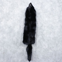 factory wholesale real fox fur hide  black fox fur skin pelts