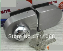 Single Lock with Key for Double Glass Door