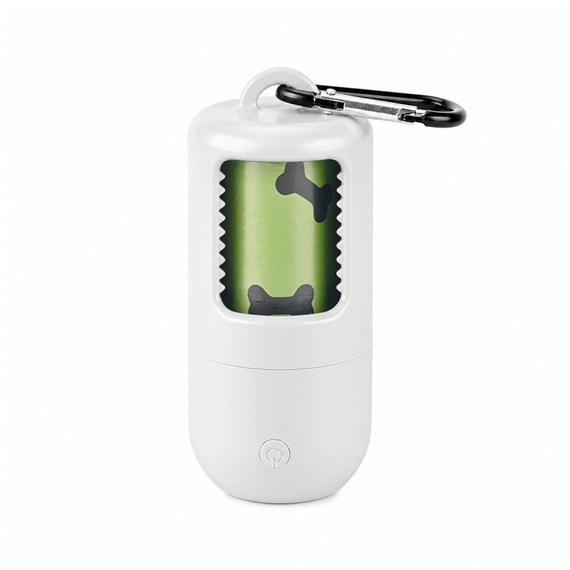 Clip-On Dog Poop Bag Dispenser – Portable Capsule Waste Bag Holder for Leash Walks & Travel (4 Colors)