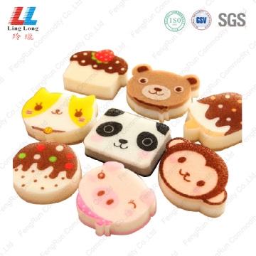 Animal comely foam bath sponge