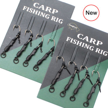 Ronnie Rig Carp Fishing Tackle - Barbed Hooks & Accessories