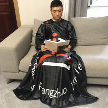 Polyester 300gsm MOQ 50 microfiber designer custom logo blanket