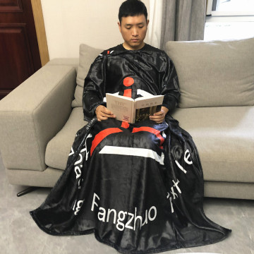 Polyester 300gsm MOQ 50 microfiber designer custom logo blanket