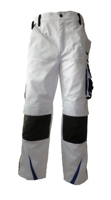 wite cotton pants /wite trousers/good quality worwear /safety workwear