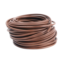 brown black fluoro rubber round strip