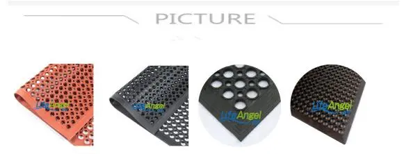 High Friction Rubber Flooring Mat Anti-Fatigue Rubber Mat