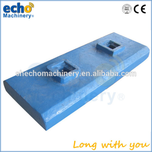 High manganese steel impact crusher parts impact hammer plate