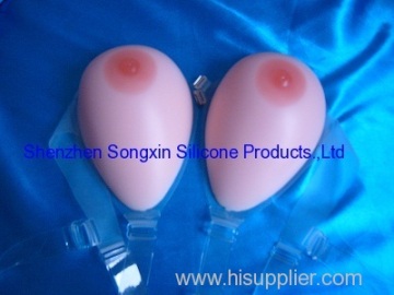 500g One Pair Silicone Fake Breasts 