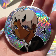 Custom Anime Tin Button Badge Maker