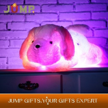 Good puppy LED toy cute dog LED toy soft plush led dog toy