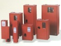 Red Hardware Fabrication Boxes for Building