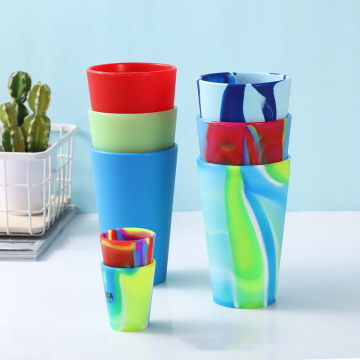 Outdoor Portable Sports Water Cup Silicone Folding Cup