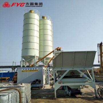 HZS35 producing concrete concrete batch plant