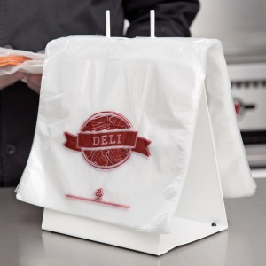 Bread Grocery Shopping Mall Bags Food for Go Bag Square Bottom Plastic Bags