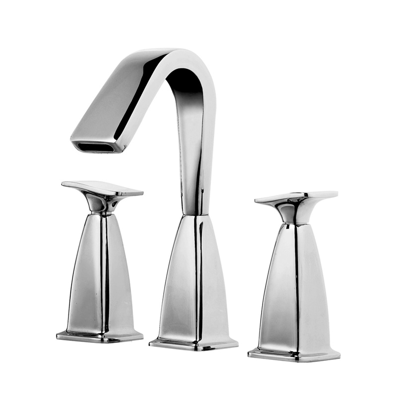 3-hole tall double lever basin mixer tap