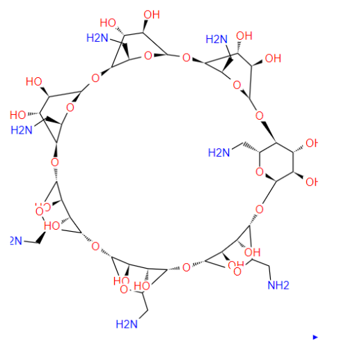 CAS: 30754-24-6 επτάκης (6-αμινο-6-δεοξυ) -β-κυκλοδεξτρίνη