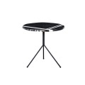 Black Marquina Natural Marble Top Side Table