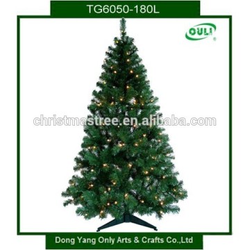 Large Christmas Tree Mixed BSCI Needle Pine Tree Prelit Christmas Tree