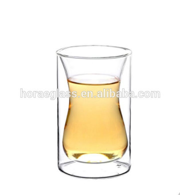 Custom double wall beer glass cup,glass beer mugs double wall beer glass