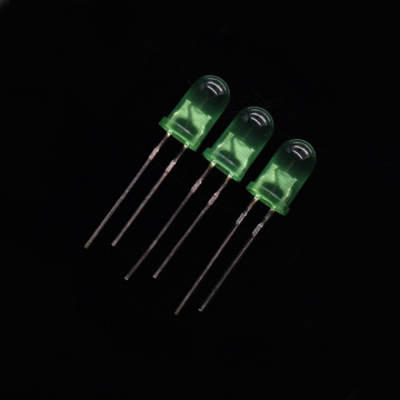 520nm LED 5mm Green LED with 17mm lead