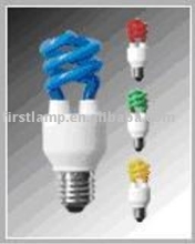 Colored Mini Spiral Lamp,energy saving lamp