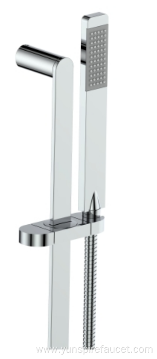 Chrome Shower Slide Rail Kit with Slide Bar