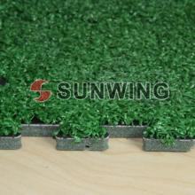 Sunwing interlocking fake grass tile for outdoor beautification