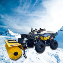 ATV Type Gasoline Engine Snow Sweeper & Snowplow