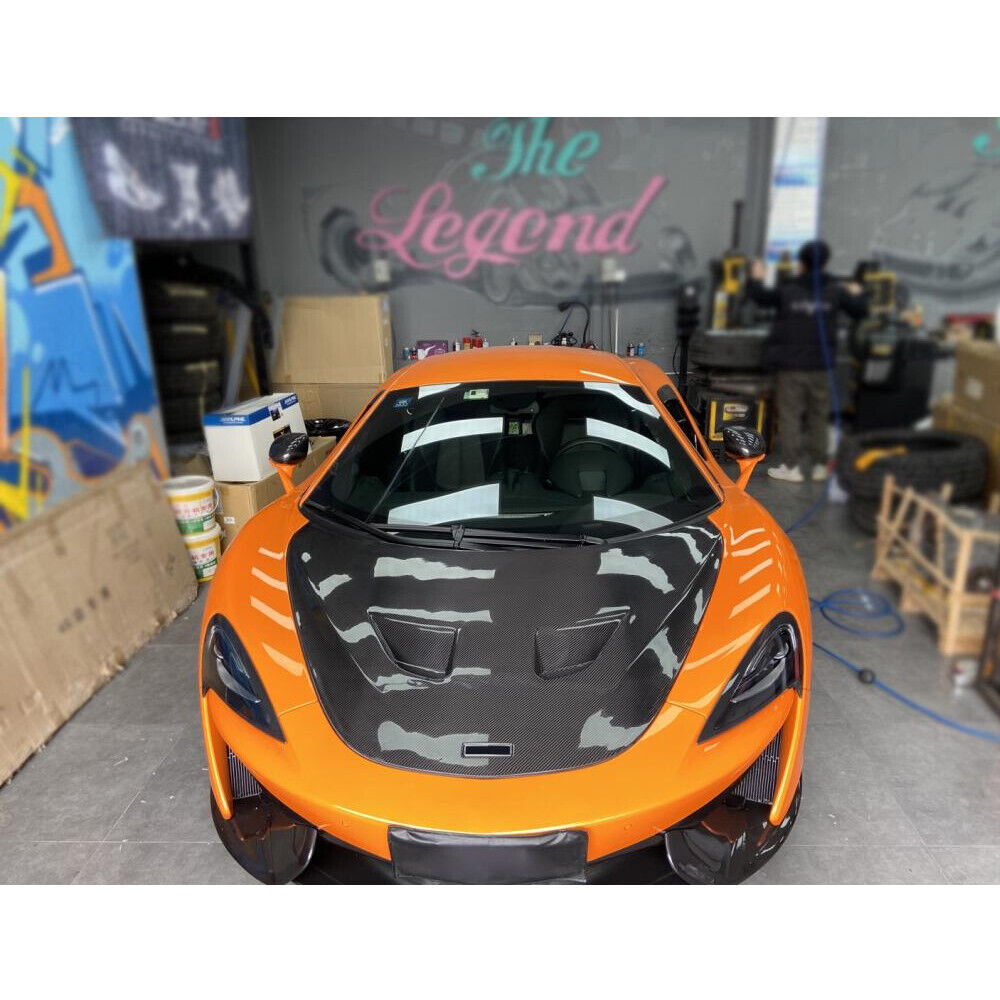 for McLaren 540C 570S 600LT 2015-2019 Prepreg Carbon Fiber Front Bonnet Hood Engine Cover
