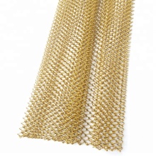 Factory Price Elegant Fireplace Metal Wire Mesh Curtain Fabric