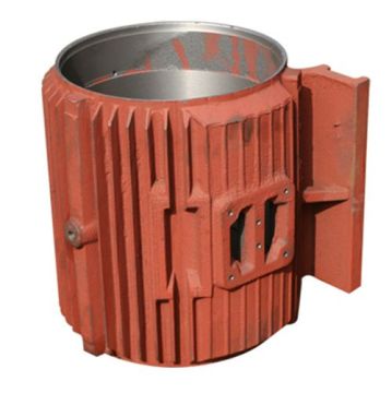 Aluminium Motor Shell Exporter with Red Painting