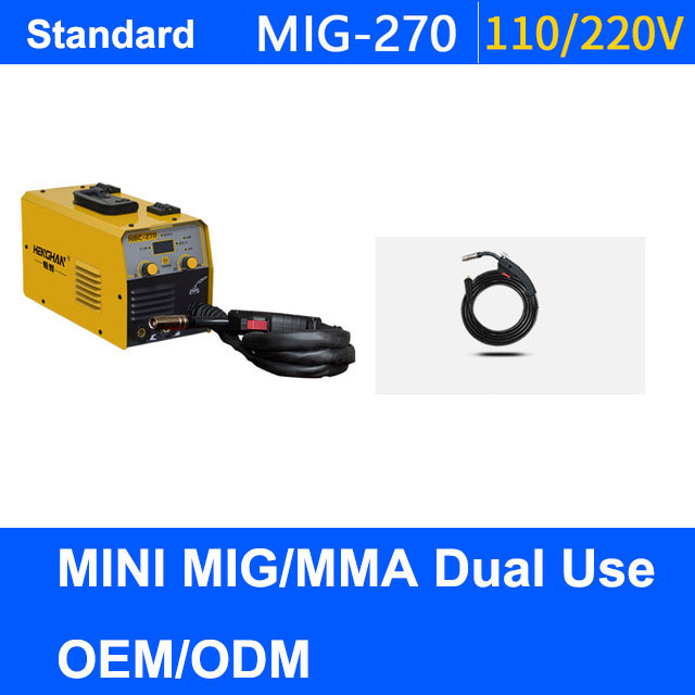 110V/220V Portable Mini CO2 Shielded Automatic Welder MIG/MMA 2 in 1 IGBT Inverter 250A Secondary Bonding Ac Dc Welding Machine
