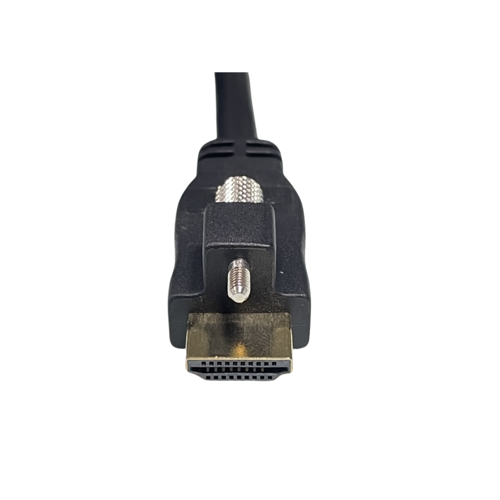 잠금 나사가있는 HDMI 케이블 HDMI cable with locking screw