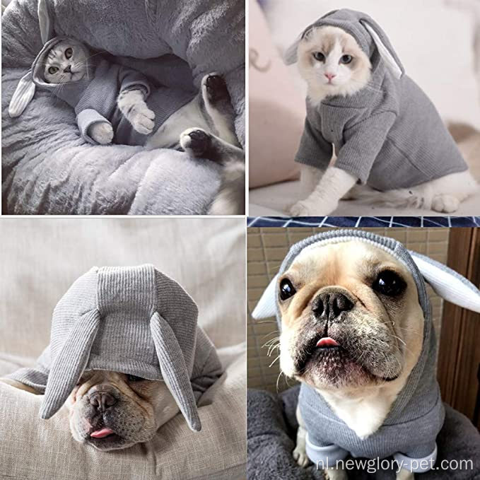 Pet Hoodie Cat Rabbit Outfit