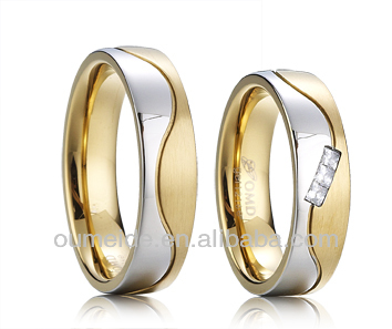 2013 newest gold plated sterling silver jewelry ring