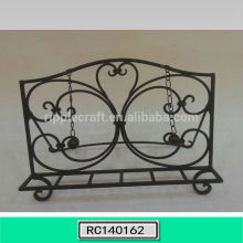 2014 Newly Design Chinese Style Metal Cookbook Holder Home Decoration
