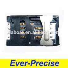 T-flash card socket push push type micro sd card connector 8p TF