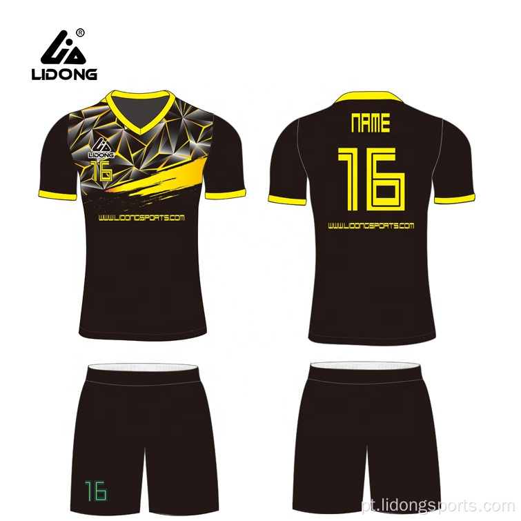 Camisas de futebol projetam uniformes de futebol personalizados