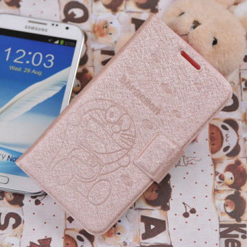 Doraemon Leather Samsung Protective Case For Samsung Galaxy Note 2 N7100