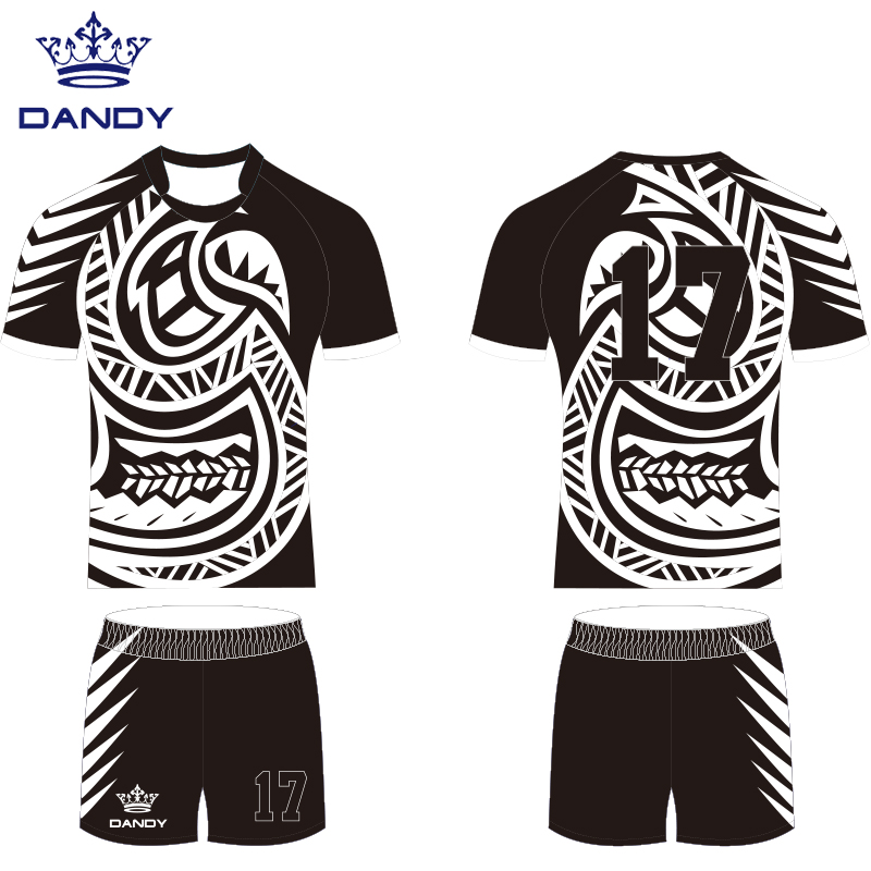 Maglie sublimate della squadra di rugby