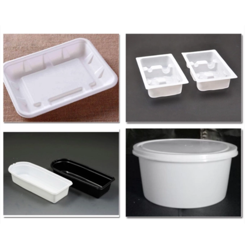 Thermoformed food pet/pvc/pp/hisp boxes