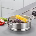 Stainless Steel Kitchen Cooking Food Pan Steamer Pot