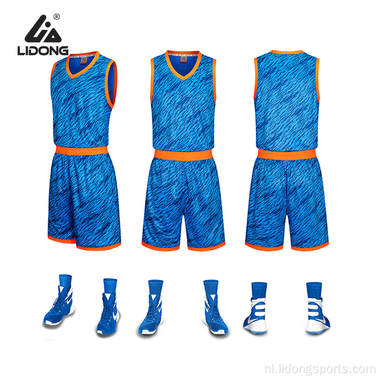 Basketball jersey jeugd beste basketbal uniform ontwerp