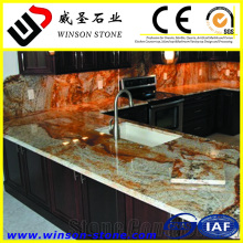 luxury yellow granite in wholesale price River Yellow granite countertop                        
                                                                                Supplier's Choice