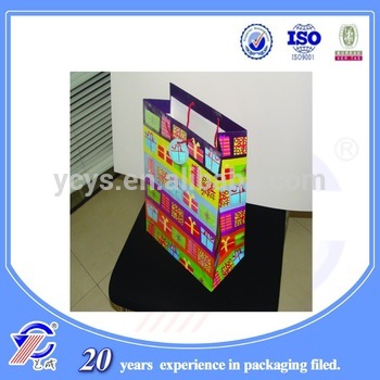 yiwu paper bag design fancy paper bag,wholesale paper shopping bag