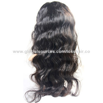 Full Lace Wig with Baby Hair, Hand Made with Unprocessed Virgin Hair, Sufficient Stock, Wholesale