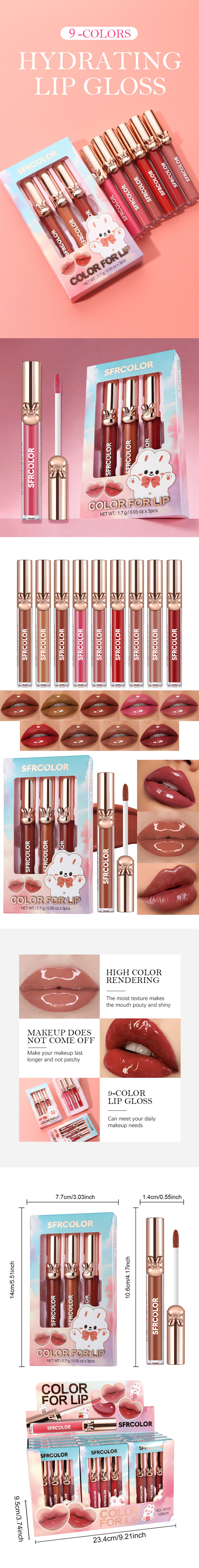 3012-XLlip parlatıcı 3012-XLip gloss