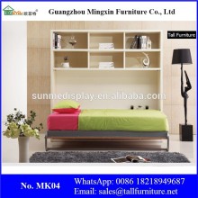 Bedroom furniture, double folding bed furniture hidden wall bed MK04